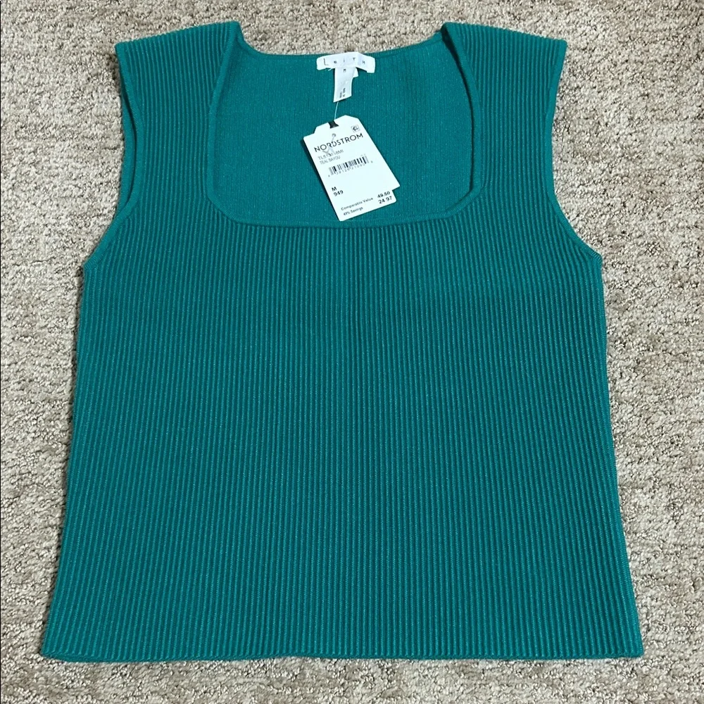 Leith Square Neck Sweater Tank - Picture 4 of 7